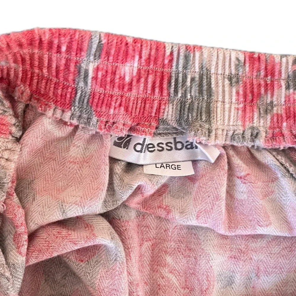 Vintage Floral Maxi Skirt Sz L Pink Rose Rayon A-Line Prarie Western Boho Fall